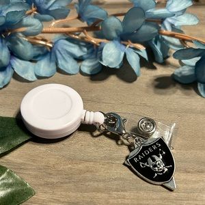 Raiders Badge Reel Charm